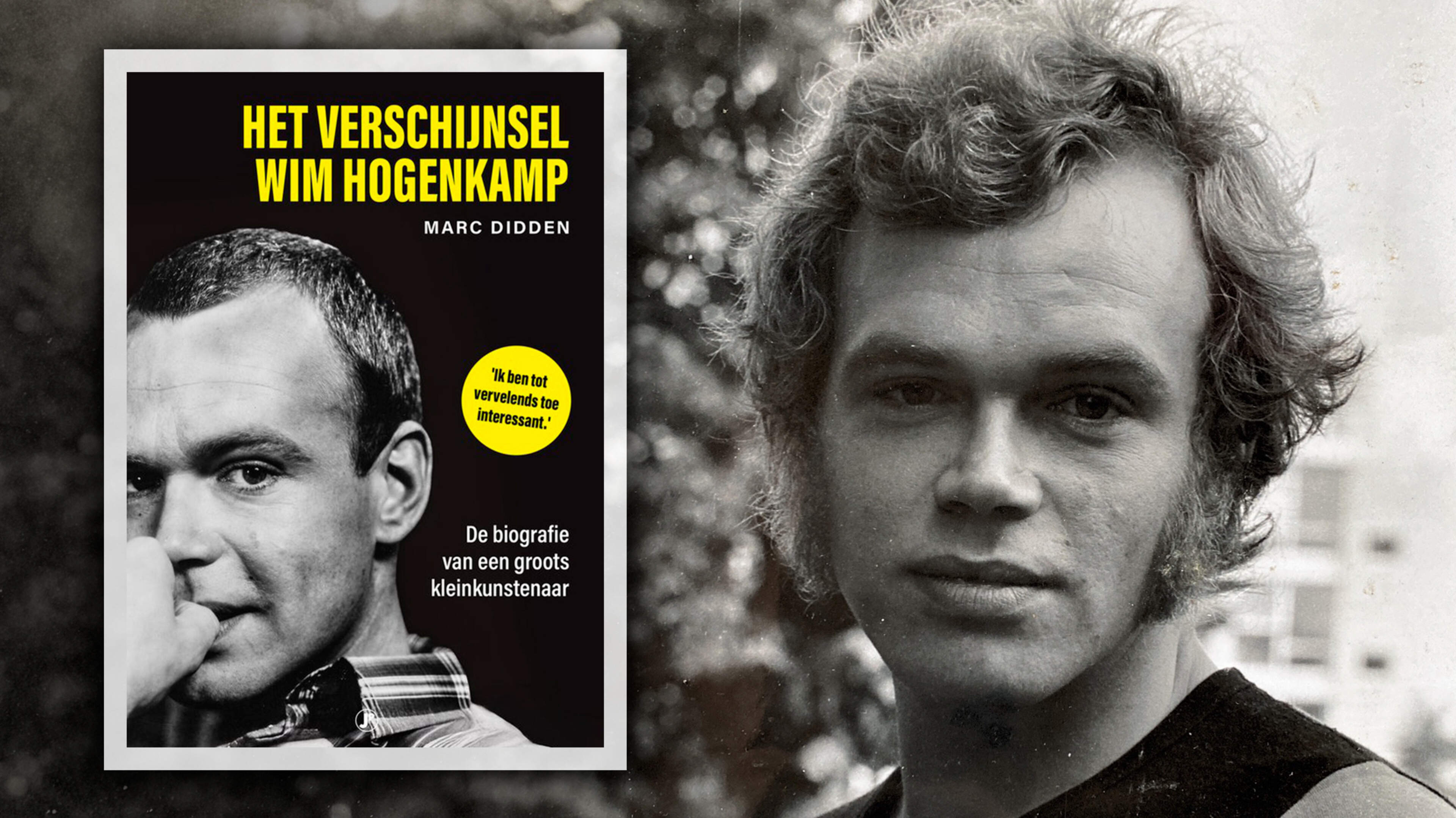 Vermoorde cabaretier Wim Hogenkamp even weer in de spotlights